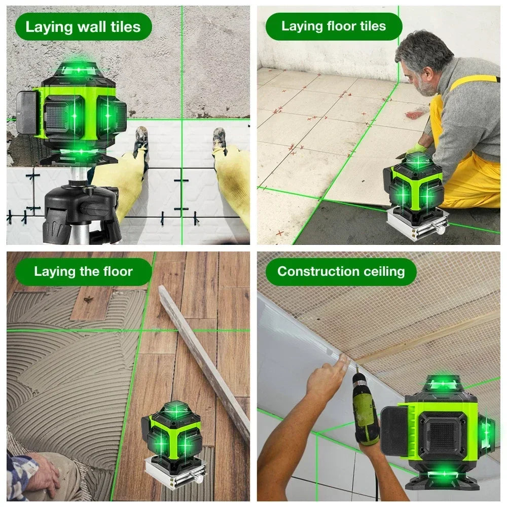 High Precision Self leveling Green Laser 360°